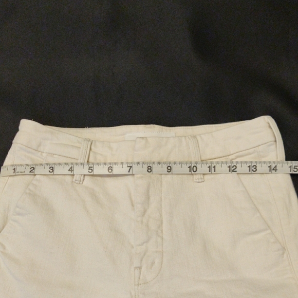 MOTHER. Women's White Frayed Hem Pants - Picture 11 of 16